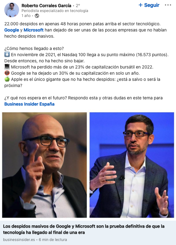 Esto es lo que se hablaba ya en 2022.
